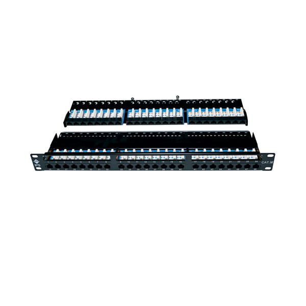 PANNEAU DE BRASSAGE  12 PORTS CAT.5E  UTP	