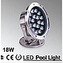 SPOT LED PISCINE APP 18W BLEU IP68 24V